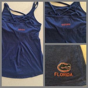 Soft knit activewear tunic tank